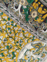 Load image into Gallery viewer, Pure Kota Cotton with hand painted kalamkari Saree