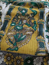 Load image into Gallery viewer, Pure Kota Cotton with hand painted kalamkari Saree