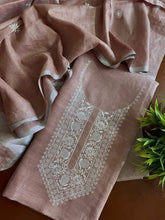 Load image into Gallery viewer, Unstitched Linen Cotton Suit