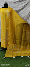 Load image into Gallery viewer, Unstitched Applique Work Chanderi Silk Cotton Suits
