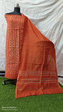 Load image into Gallery viewer, Unstitched Applique Work Chanderi Silk Cotton Suits