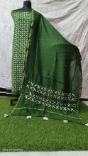 Load image into Gallery viewer, Unstitched Applique Work Chanderi Silk Cotton Suits
