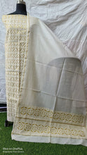 Load image into Gallery viewer, Unstitched Applique Work Chanderi Silk Cotton Suits