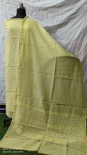 Load image into Gallery viewer, Unstitched Applique Work Chanderi Silk Cotton Suits