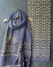 Load image into Gallery viewer, Unstitched Applique Work Chanderi Silk Cotton Suits