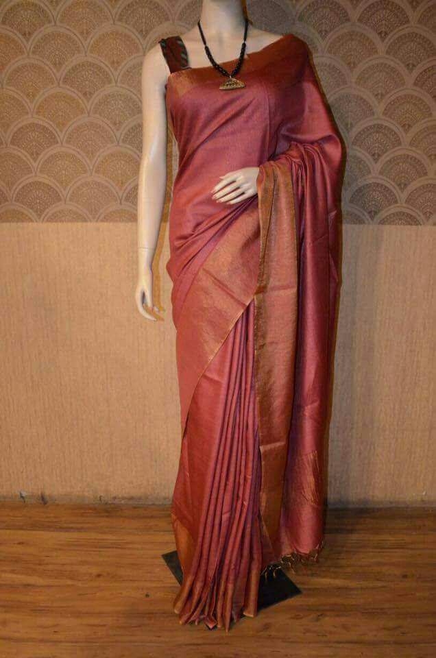 Handloom Tussar Moonga/Munga Sarees