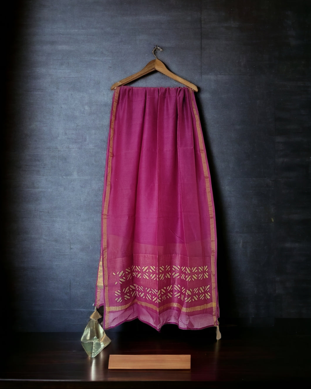 Silk Appliqué Dupatta