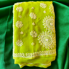 Load image into Gallery viewer, Soft Georgette Chikankari Sarees
