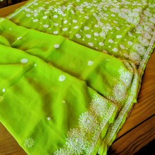 Load image into Gallery viewer, Soft Georgette Chikankari Sarees
