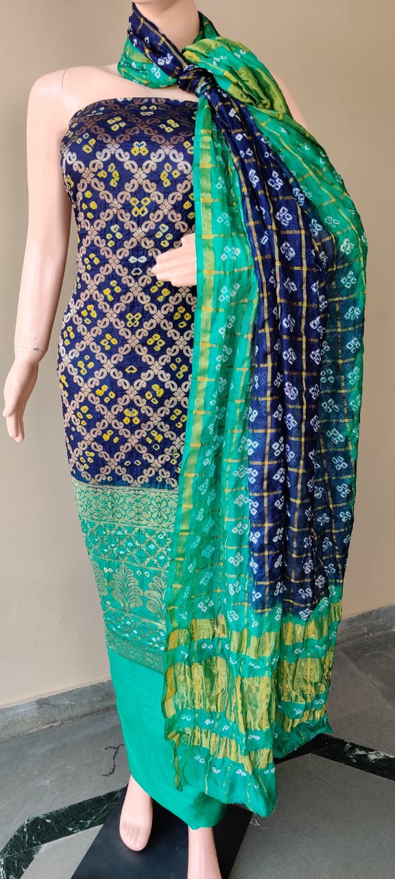 Banarasi Bandhej Ghatchola Suits