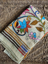 Load image into Gallery viewer, Kantha Embroidery Tussar Silk Stoles
