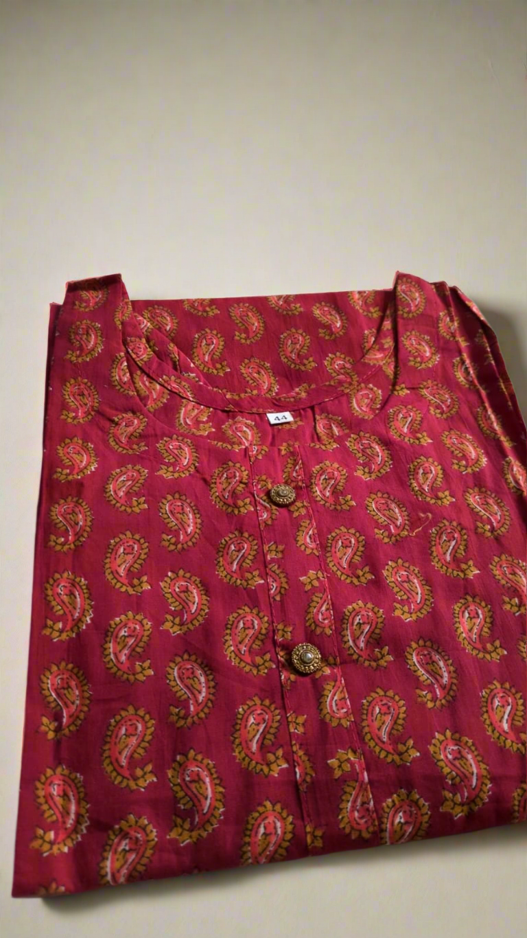 Pure Cotton Kurtis