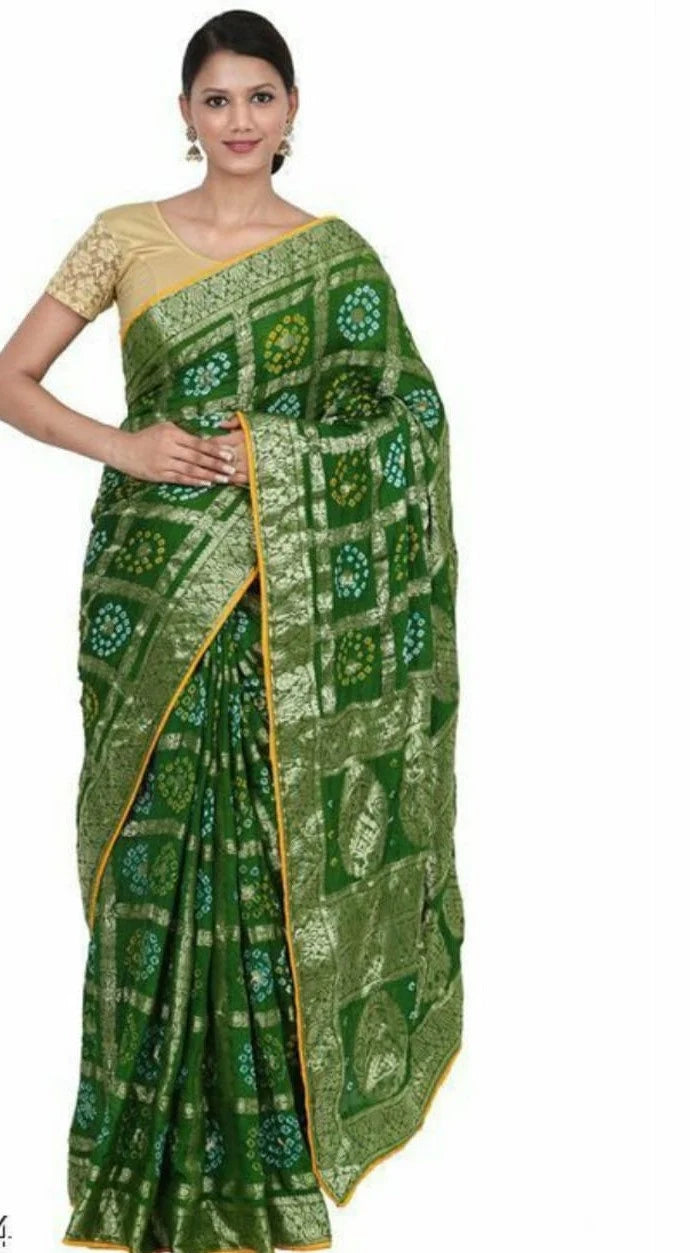 Handmade Gharchola/Ghatchola Bandhej Sarees
