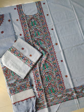 Load image into Gallery viewer, Unstitched Linen Suit with Madhubani Painting
