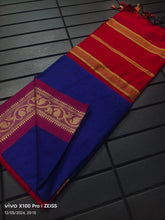 Load image into Gallery viewer, Pure Cotton Saree with weaved borders
