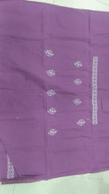 Load image into Gallery viewer, Unstitched Cotton Chikankari Suit
