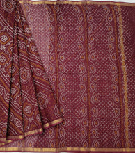 Load image into Gallery viewer, Pure Kota Cotton Saree with Bandhej Prints
