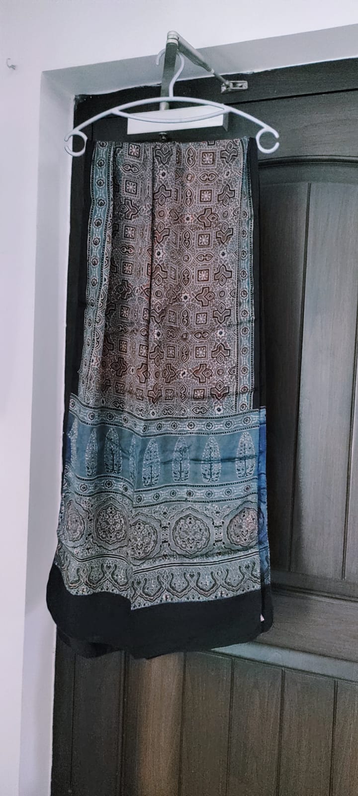 Modaal Silk Stoles with Ajrakh Dye