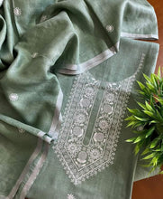 Load image into Gallery viewer, Unstitched Linen Cotton Suit
