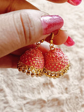 Load image into Gallery viewer, Meenakari Jhumkis (Earrings)
