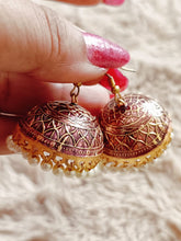Load image into Gallery viewer, Meenakari Jhumkis (Earrings)
