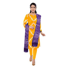 Load image into Gallery viewer, Fusion Store Hand Block Printed Cotton Suits with Pure Mulmul Dupatta
