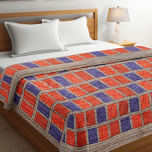 Single Bed Jaipuri Rajai/Blanket/ Jaipuri Quilt