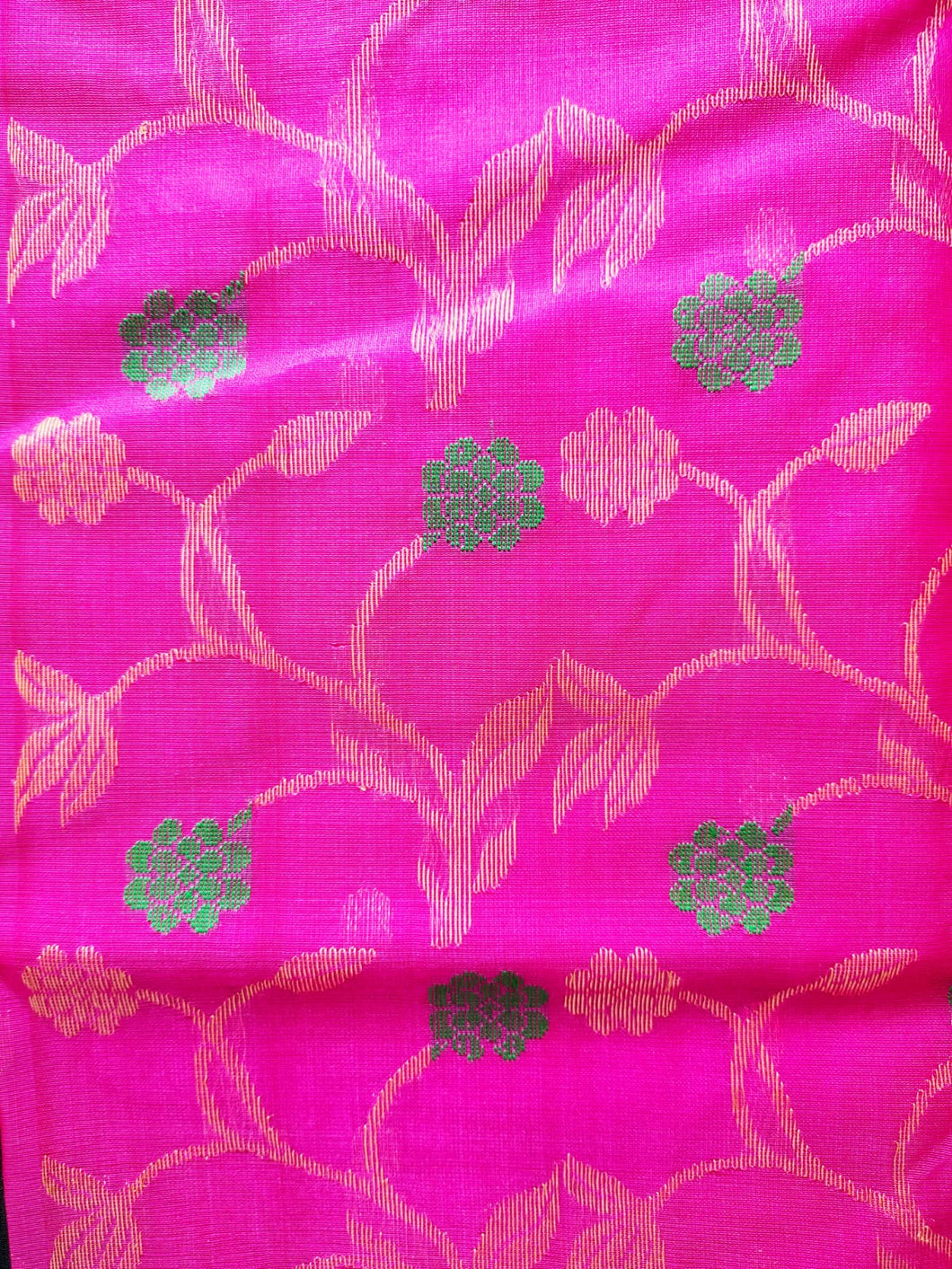 Handwoven Chanderi Silk Saree