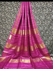 Load image into Gallery viewer, Tussar Ghicha Silk Saree
