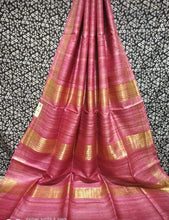 Load image into Gallery viewer, Tussar Ghicha Silk Saree
