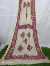 Load image into Gallery viewer, Applique Work on Kota Doria Saree
