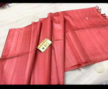 Load image into Gallery viewer, Pure Handloom Desi Tassar Saree
