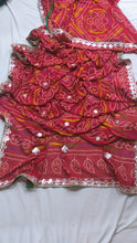 Load image into Gallery viewer, Chunri Saree with Gota work
